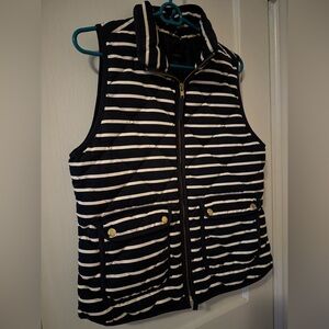 J crew women’s vest zip up